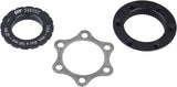 DT Swiss Center Lock to 6-Bolt Disc Adaptor: fits most QR and 12mm Frames/Forks