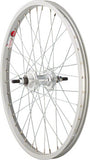 STA-TRU Replacament Rear Wheel - 20" - 3/8" x 110mm - SS Freewheel - Rim Brake - Silver