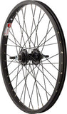 STA-TRU Replacement Rear Wheel - 20" - 3/8" x 110mm Bolt-On - SS Freewheel - Black