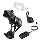 SRAM GX Eagle AXS Upgrade Kit - Rear Derailleur, Battery, Eagle AXS POD Controller w/ Clamp, Charger/Cord, Chain Gap Tool, Black