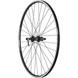 QUALITY WHEELS Value Series Rear Wheel - 700c - QR x 130mm  - DW Rim Brake - Black