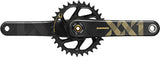 SRAM XX1 Eagle Carbon Boost Crankset - 12-Speed - 34t Direct Mount - DUB - Black/Gold - 170mm