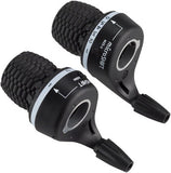 microSHIFT MS25 Twist Shifter Set - 6-Speed - Shimano Compatible