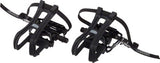 DIMENSION Compe Combo Pedals/Toe Clip Combo  - 9/16" - Black